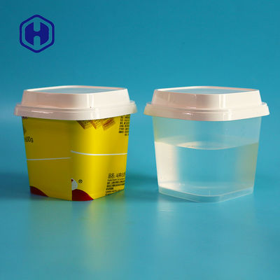 Forzen Yogurt PP IML Gói cốc dùng một lần Bát có nắp