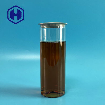Cà phê đá lạnh sô cô la Đồ uống bằng nhựa có thể 310ml rõ ràng Mặt phẳng đáy phẳng
