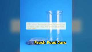PET Food Jars Nuts Đồ ăn nhẹ Chống rò rỉ kín khí