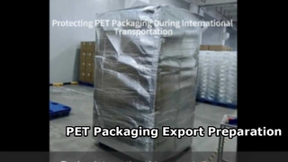 Quy trình đóng gói xuất khẩu Bảo vệ bao bì PET cấp thực phẩm để giao hàng toàn cầu