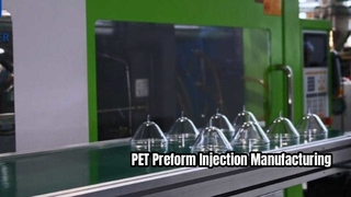 Quy trình tiêm phôi PET được kiểm soát sản xuất để cung cấp bao bì thực phẩm