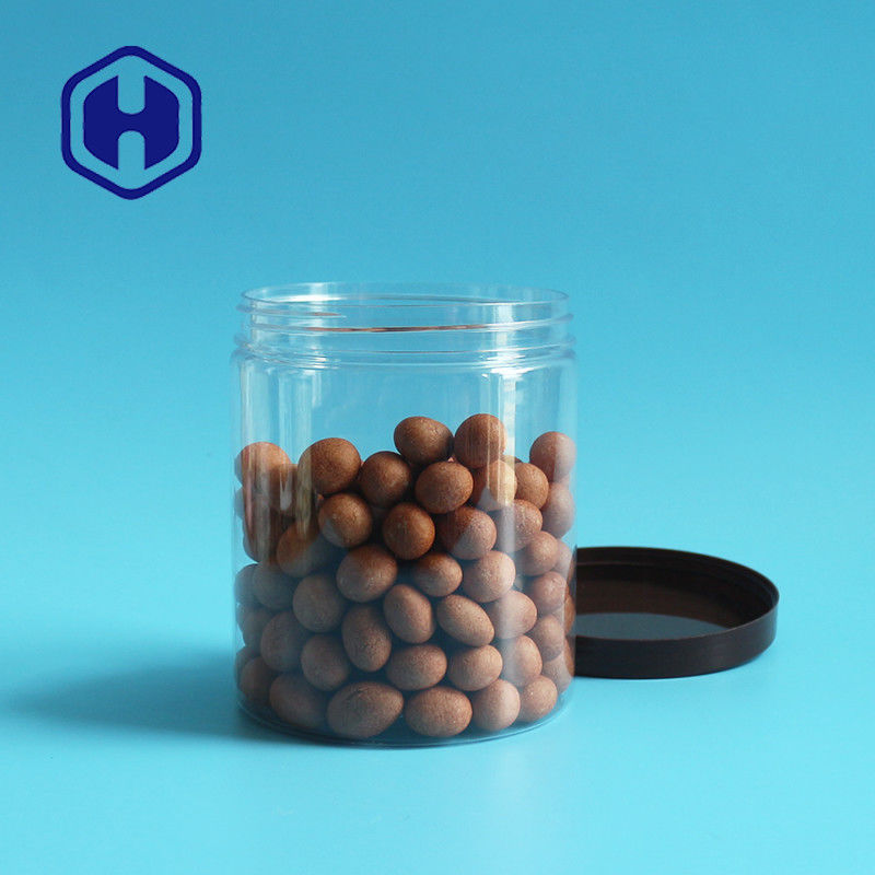 710ml 24oz Bao bì bằng nhựa chống rò rỉ Lọ đựng đậu phộng miệng rộng Bắp rang bơ Bảo quản thực phẩm