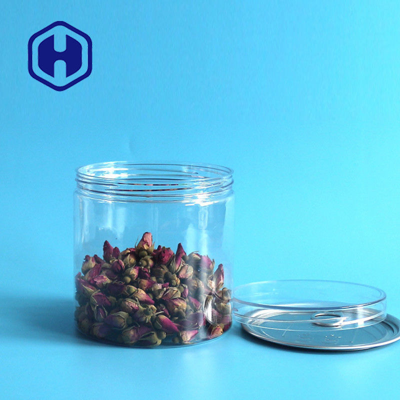 Miệng rộng 309 # 740ml Thực phẩm đóng hộp Hộp nhựa PET có nắp vặn bằng nhôm Eoe