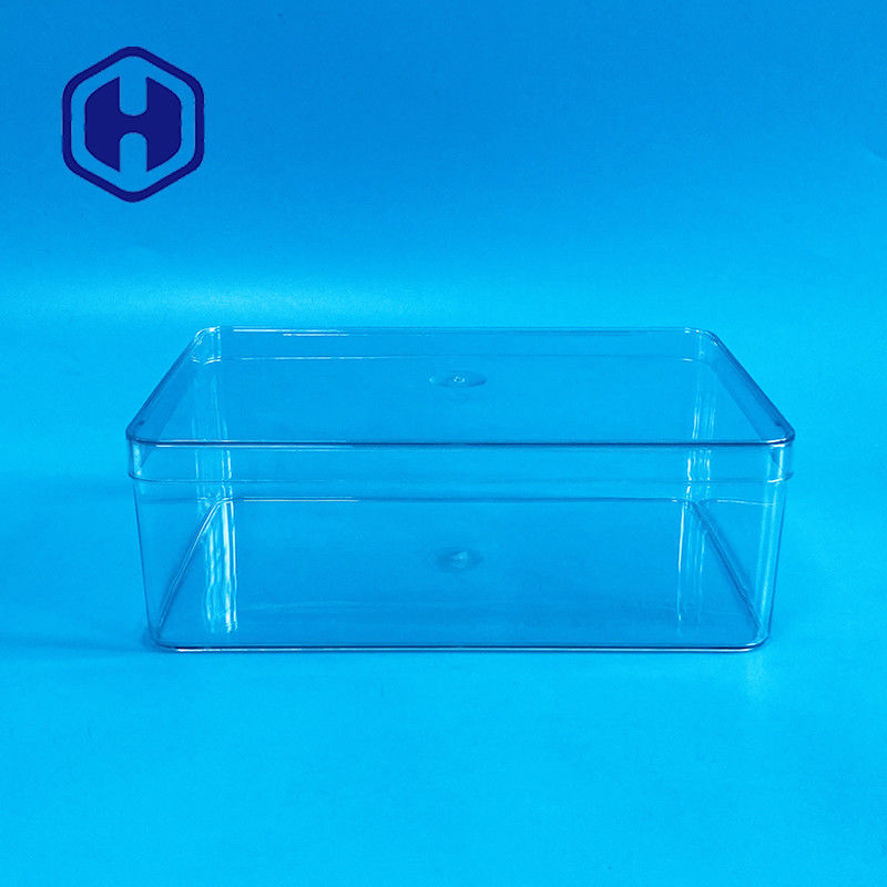 Hộp đóng gói PET dùng một lần 1180ml Hộp đóng gói sô cô la bằng nhựa hình chữ nhật có kích thước lớn