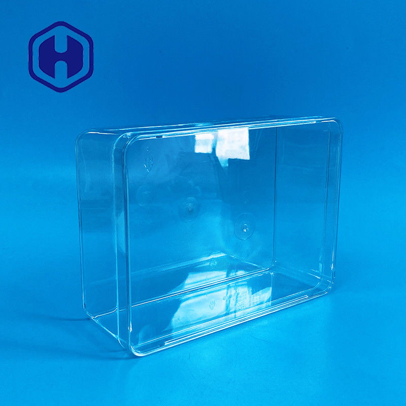 Hộp đóng gói PET dùng một lần 1180ml Hộp đóng gói sô cô la bằng nhựa hình chữ nhật có kích thước lớn