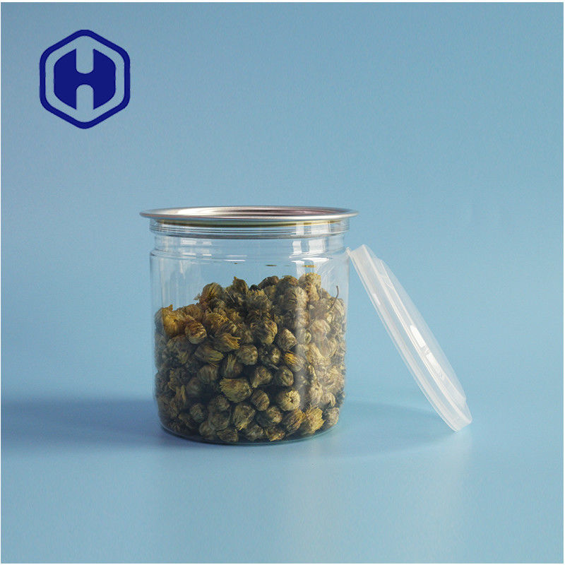 Bao bì siêu thị Không thấm rò rỉ PET nhựa hộp bánh quy với nắp mở dễ dàng