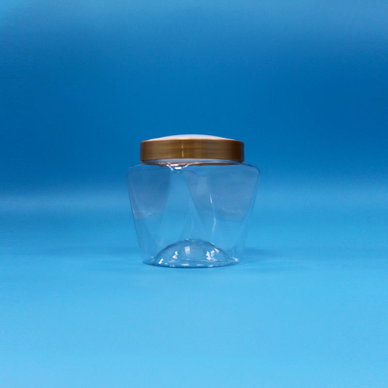 Môi rộng nhựa PET chất lượng thực phẩm minh bạch Baby Food kẹo bình vít nắp phẳng