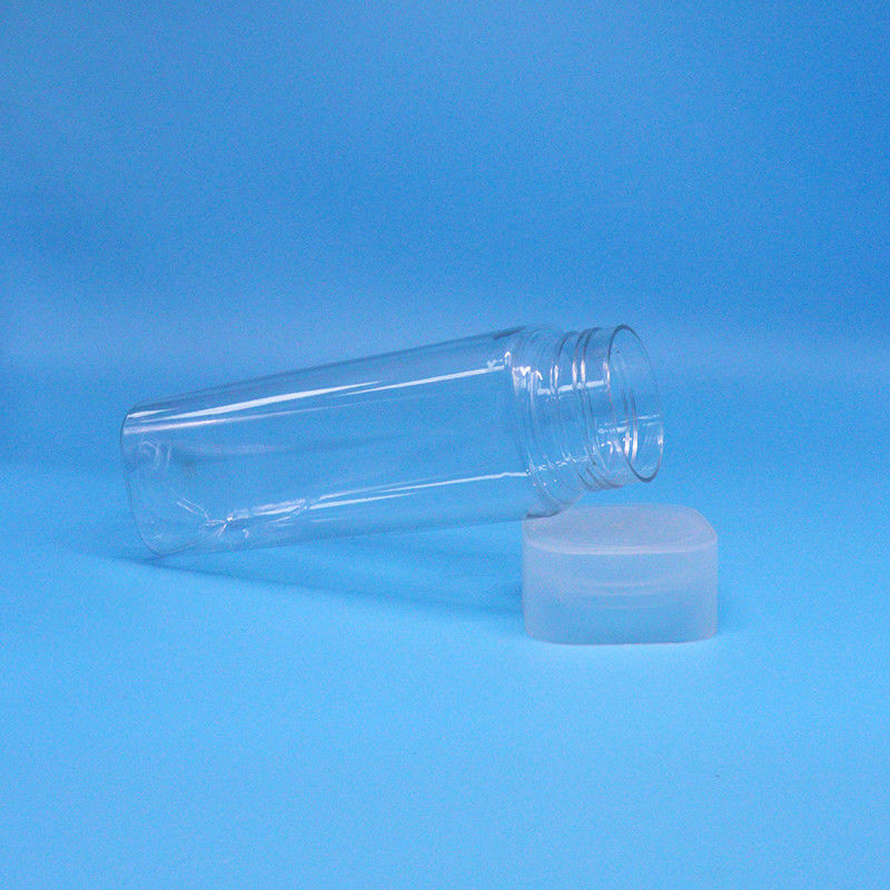 Đồ ăn nhẹ kẹo trắng Quảng trường rộng miệng chất lượng thực phẩm PET hộp nhựa Vít nắp đầu