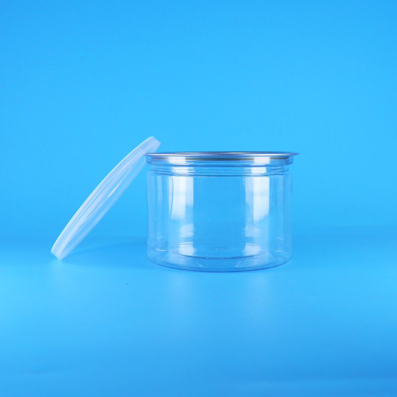 Nắp đậy dễ mở tròn bằng nhựa PET cho bao bì thiếc đựng thực phẩm, kẹo, bánh quy, đồ ăn nhẹ, trà