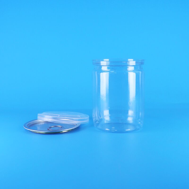 Đậu phộng rừng hữu cơ sấy khô thực phẩm Ống nhựa đầu dễ mở Hũ bắp rang bơ PET trong suốt