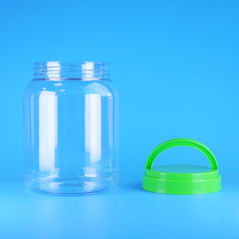 Hũ nhựa PET tròn nắp phẳng trong suốt đựng thực phẩm, kẹo cà phê, hạt sen, thức ăn dặm cho bé