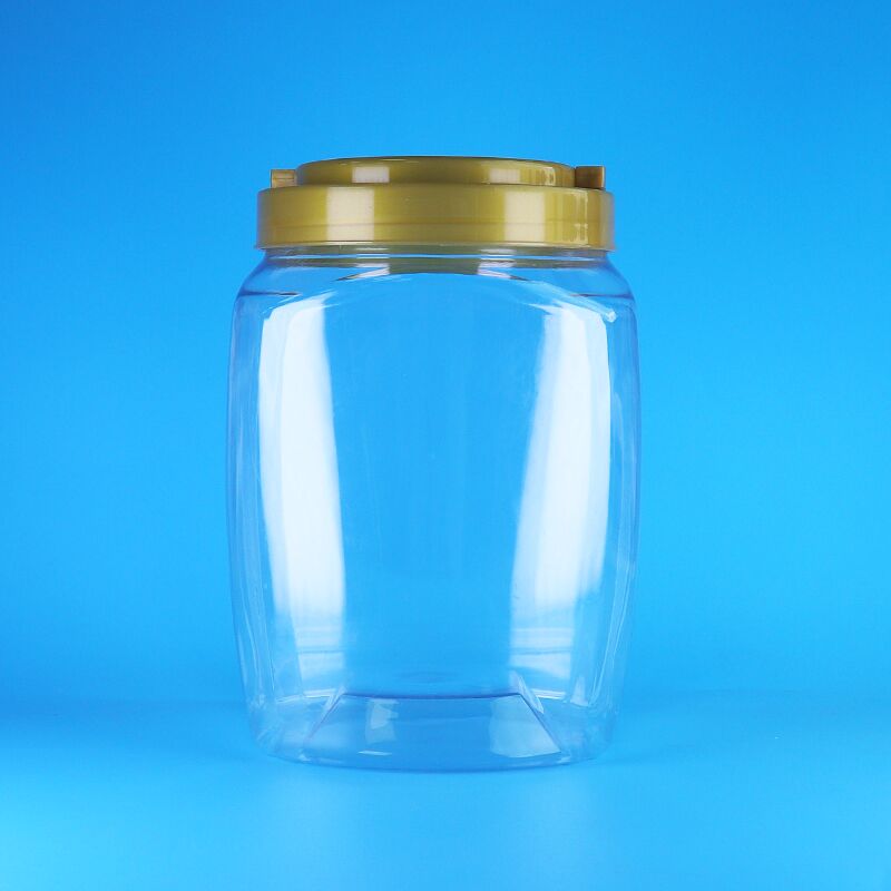 Hộp cầm hình vuông trong suốt nắp phẳng nhựa PET kẹo bánh quy ẩm ướt ẩm ướt