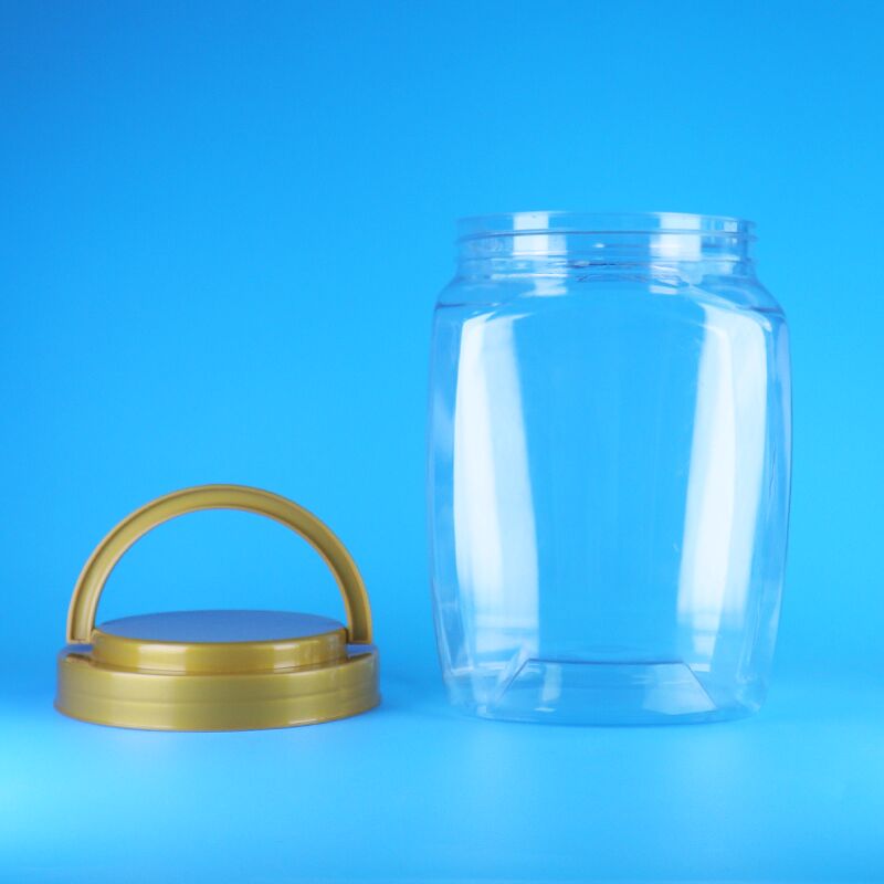 Hộp cầm hình vuông trong suốt nắp phẳng nhựa PET kẹo bánh quy ẩm ướt ẩm ướt