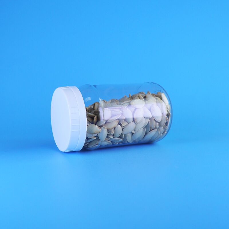 220ml Clear PET Plastic Jar White Screw Cap For Salad Jam Giải pháp đóng gói thực phẩm