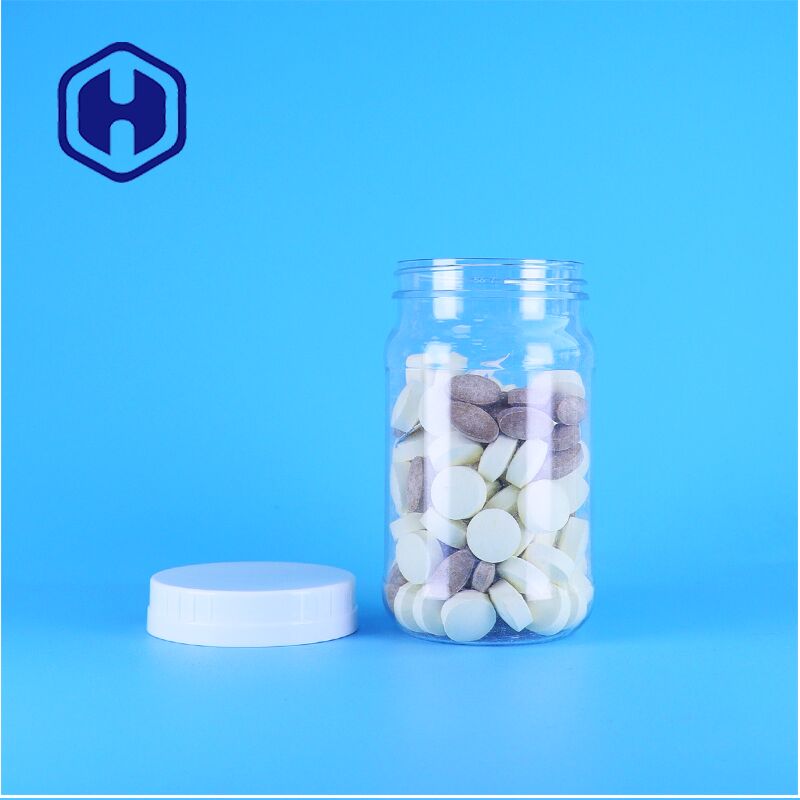 Lưu trữ chất lượng thực phẩm cao cấp Thủy tinh PET rõ ràng Cho nước sốt Bánh nhẹ kẹo An toàn Phong cách chức năng