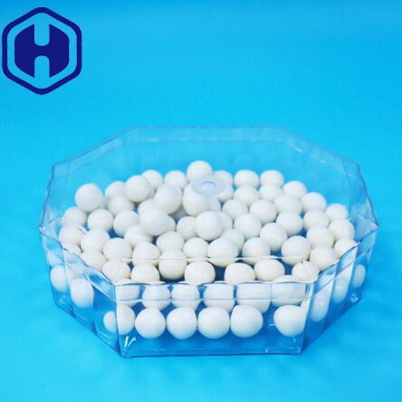 Hỗn trái cây khô kẹo hạt bánh quy PET nhựa hộp đóng gói hình tám giác chất lượng thực phẩm