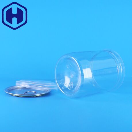 Đậu phộng rừng hữu cơ sấy khô thực phẩm Ống nhựa đầu dễ mở Hũ bắp rang bơ PET trong suốt