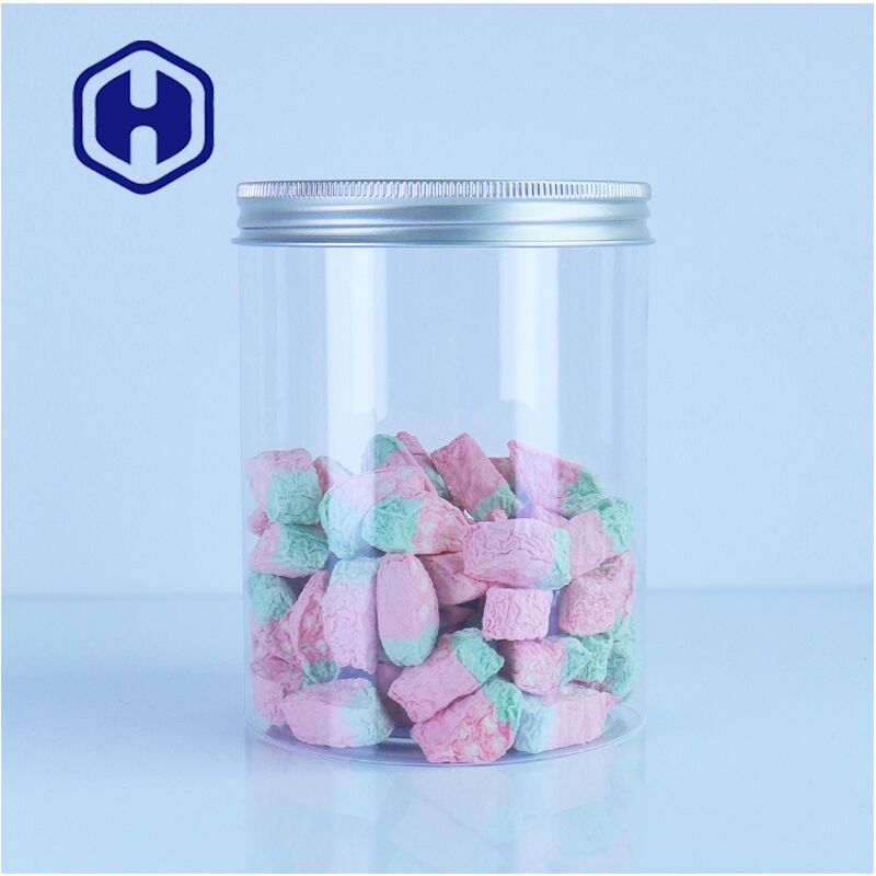 Thực phẩm cao cấp tinh khiết PET lọ nhôm nắp cho bánh quy kẹo an toàn dễ dàng để đổ Nhập hàng loạt sẵn sàng