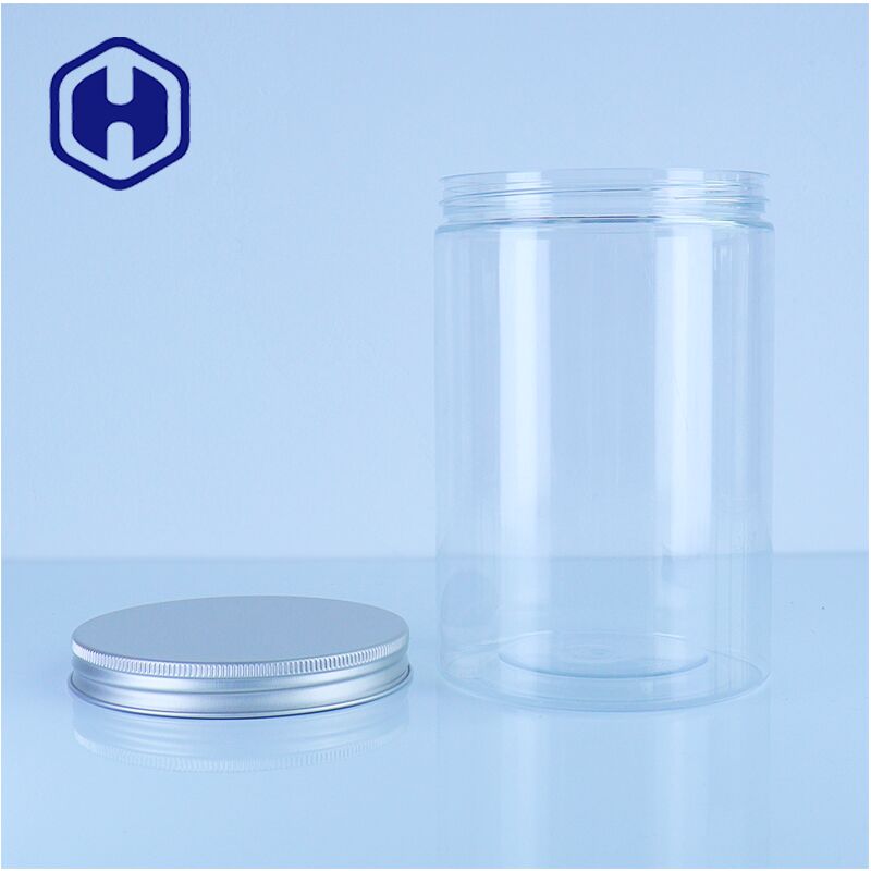 Bình đựng thực phẩm bằng nhựa trong suốt cao cấp Dễ dàng đổ thực phẩm An toàn Giải pháp lưu trữ thời trang Các loại hạt Kẹo Đồ ăn nhẹ
