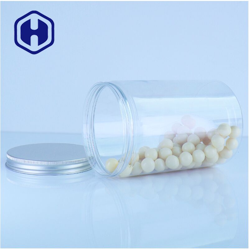 Thức ăn chất lượng nhựa đổ nắp bình an toàn thắt lưng chứa cho kẹo hạt cà phê đồ ăn nhẹ