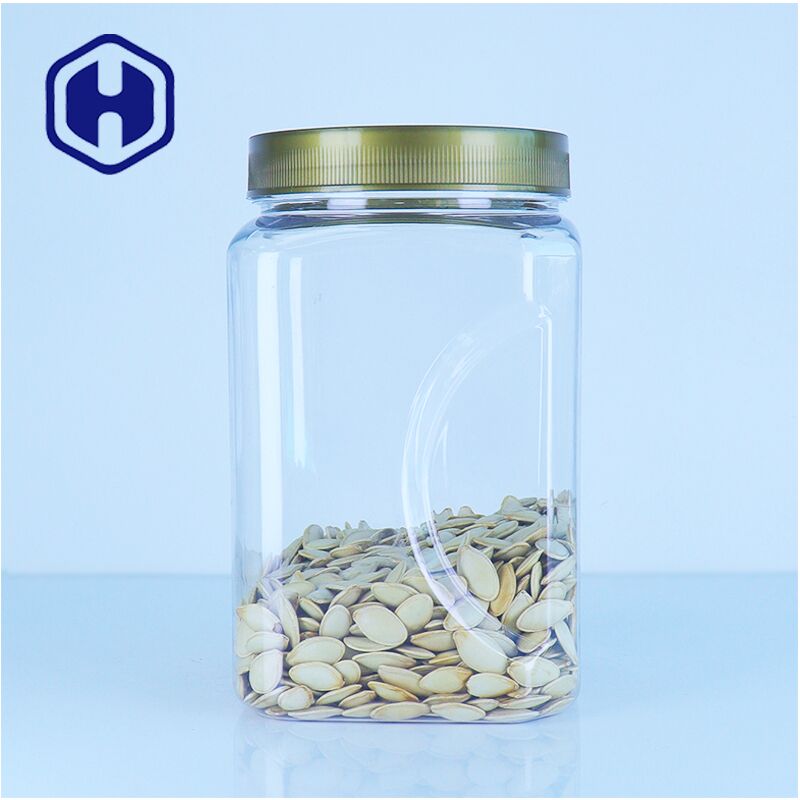 Quảng PET Clear Plastic Jar For Sugar Salt Seasonings Food Grade Leak Free thuận tiện đổ