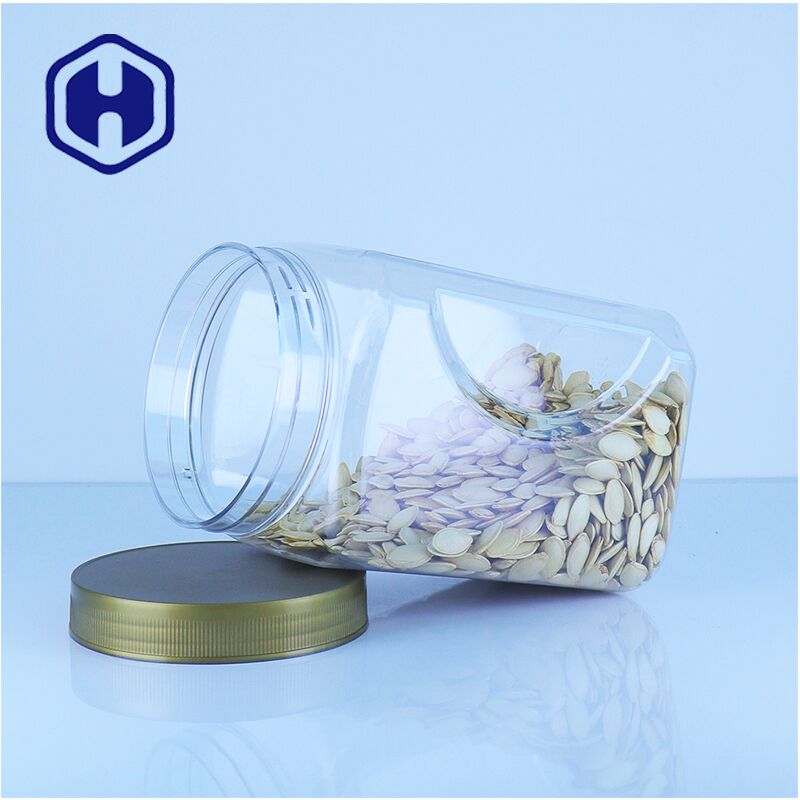 Quảng PET Clear Plastic Jar For Sugar Salt Seasonings Food Grade Leak Free thuận tiện đổ