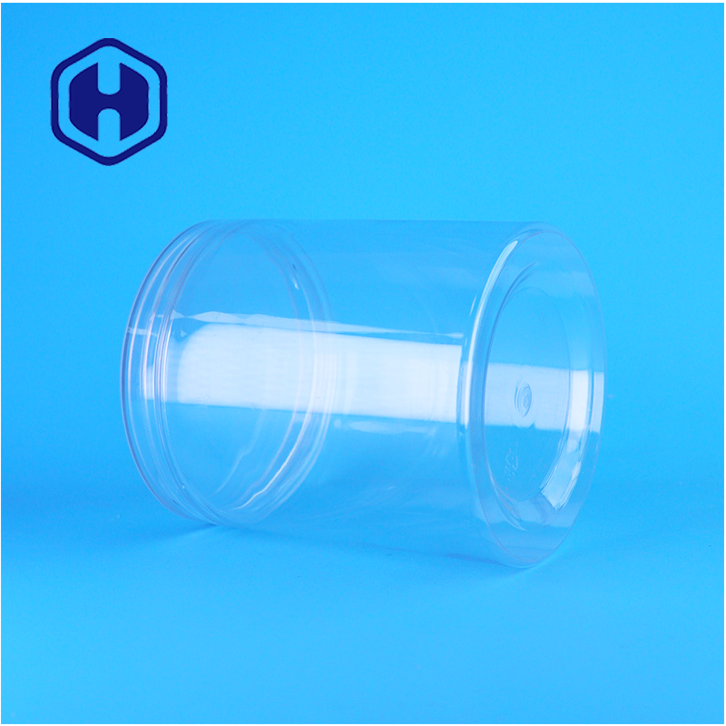 Thông minh thực phẩm chất lượng PET tùy chỉnh thực phẩm thú cưng bánh chili hạt bánh quy bình với nắp vít