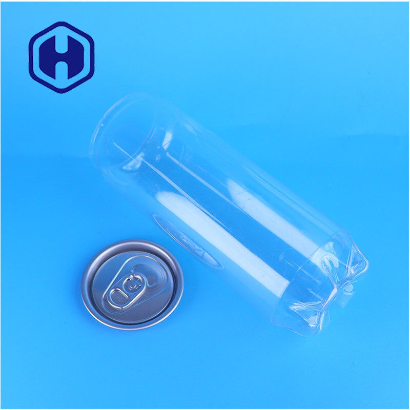 OEM ODM Chai nước uống trà PET trong suốt có nắp kéo bằng nhôm Nhà máy sản xuất hộp đựng đồ uống cấp thực phẩm