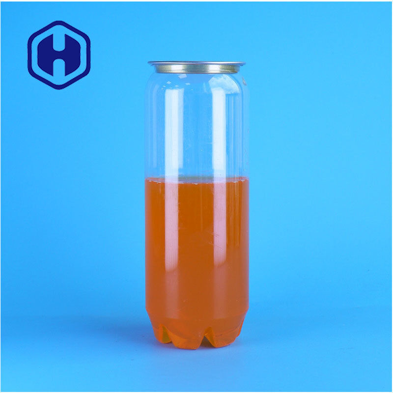 Tùy chỉnh dễ dàng mở nắp rõ ràng PET Can cho nhà máy sản xuất chai nước giải khát đóng gói đồ uống protein