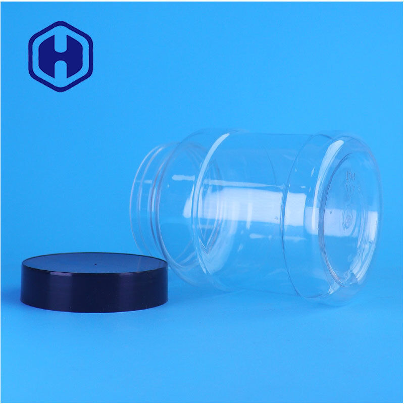 Bao bì thực phẩm Crystal ODM Lọ PET trong suốt cho quả hồ trăn Quả óc chó Quả hồ đào Hỗn hợp các loại hạt