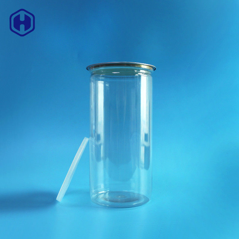 Nắp nhôm trong suốt Lon nhựa dài cao 1380ml 401 # Bao bì ngô pop