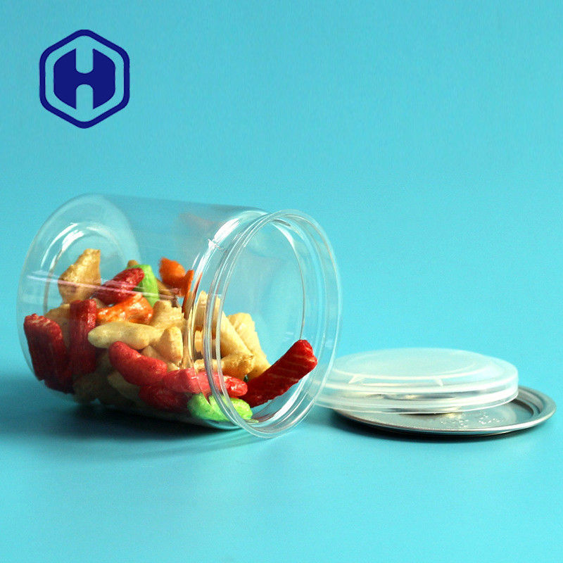 250ml 211 8.5oz Hộp nhựa trong suốt Bao bì thịt bò khô thịt lợn khô tươi