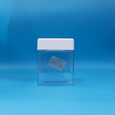 Thông minh PET kẹo đồ ăn nhẹ nhựa chất lượng thực phẩm bình vuông vít nắp đầu