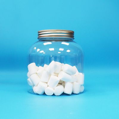 Nắp vặn nhôm trong suốt bằng nhựa PET tròn đựng kẹo, hạt, thực phẩm hàng ngày, thân thiện với môi trường