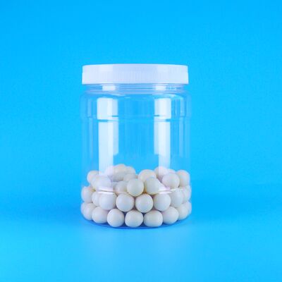 Hũ nhựa PET trong suốt kín khí đựng cà phê, kẹo, quả óc chó, bánh sandwich, bánh quy giòn, đậu phộng