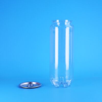 Thức ăn cấp tùy chỉnh lọ nhựa PET nhựa soda Mike trà xanh có thể dễ dàng mở nắp