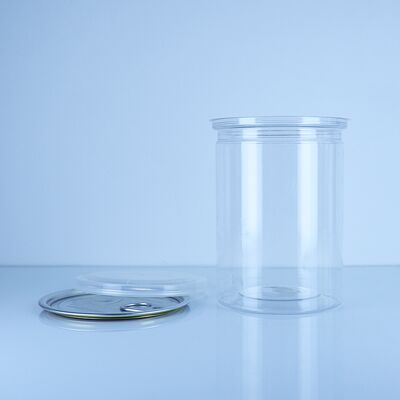 Hộp PET trong suốt đựng thực phẩm, bánh quy, bánh ngọt, các loại hạt có nắp PE dễ mở