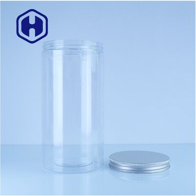 Lọ lưu trữ thực phẩm PET số lượng lớn có nắp có thể đổ được Các loại thảo mộc hoàn hảo Đường cà phê Trái cây khô