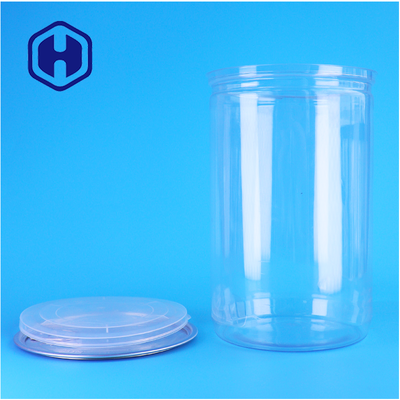 Vỏ PET tinh khiết hộp nhựa với nắp nhôm gia vị đường protein bột dễ đổ