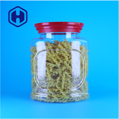 Nhìn rõ nhựa đồ ăn nhẹ bình với nắp vít Popcorn bao bì thực phẩm thùng chứa OEM nhà sản xuất