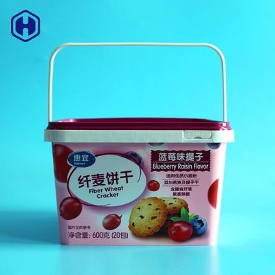 Thùng nhựa PP vuông thực phẩm mạnh 100OZ 3000ML có nắp đậy