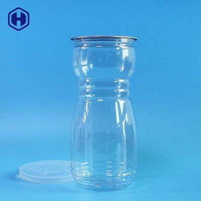 BPA Free Clear xi lanh nhựa chứa dung lượng tùy chỉnh và logo