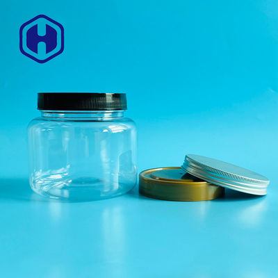 25OZ 750ml Bánh quy tròn Hũ đựng bánh quy bằng nhựa trong suốt có nắp vặn