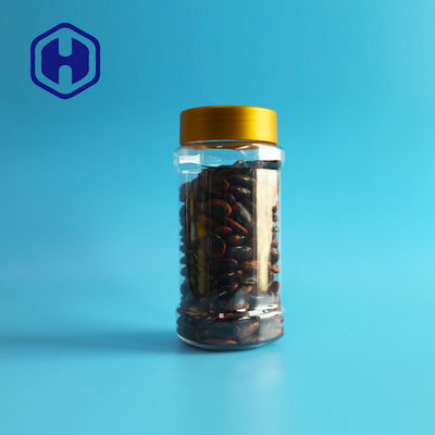 Cashew Square Cracker Pet Leak Proof Jar nhựa 30oz 900ml cho bột cà phê bột ngô