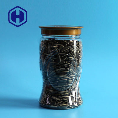 S Shape 34oz 1000ml Hạt PET trong suốt Hạt điều Hạt óc chó Ngày